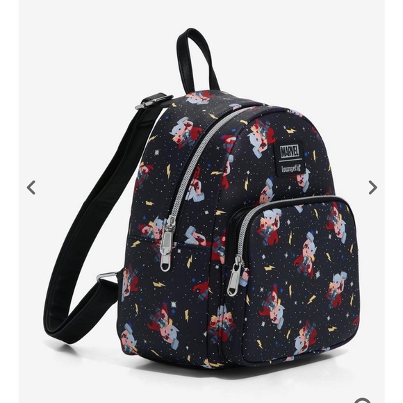 Loungefly Handbags - Loungefly Marvel Thor Chibi Galaxy Mini Backpack